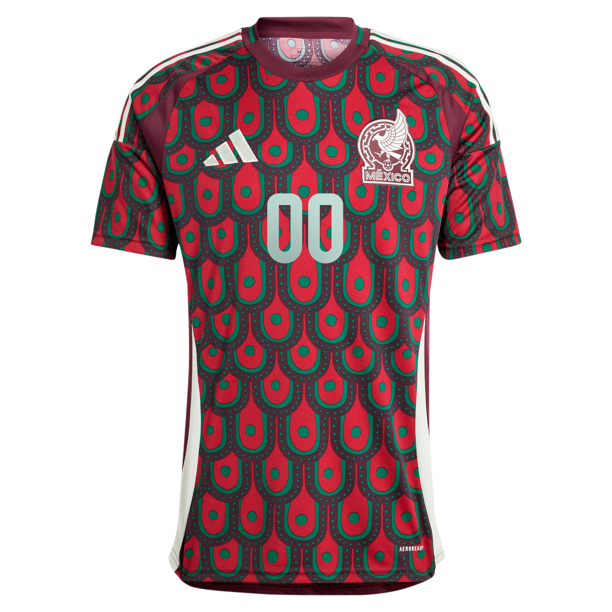 mexico national team adidas 2024 home replica custom jersey – burgundy Collection – England Football Jerseys and Shirts