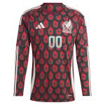 mexico national team adidas 2024 home replica custom long sleeve jersey – burgundy Collection – England Football Jerseys and Shirts