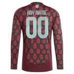 mexico national team adidas 2024 home replica custom long sleeve jersey – burgundy Collection – England Football Jerseys and Shirts