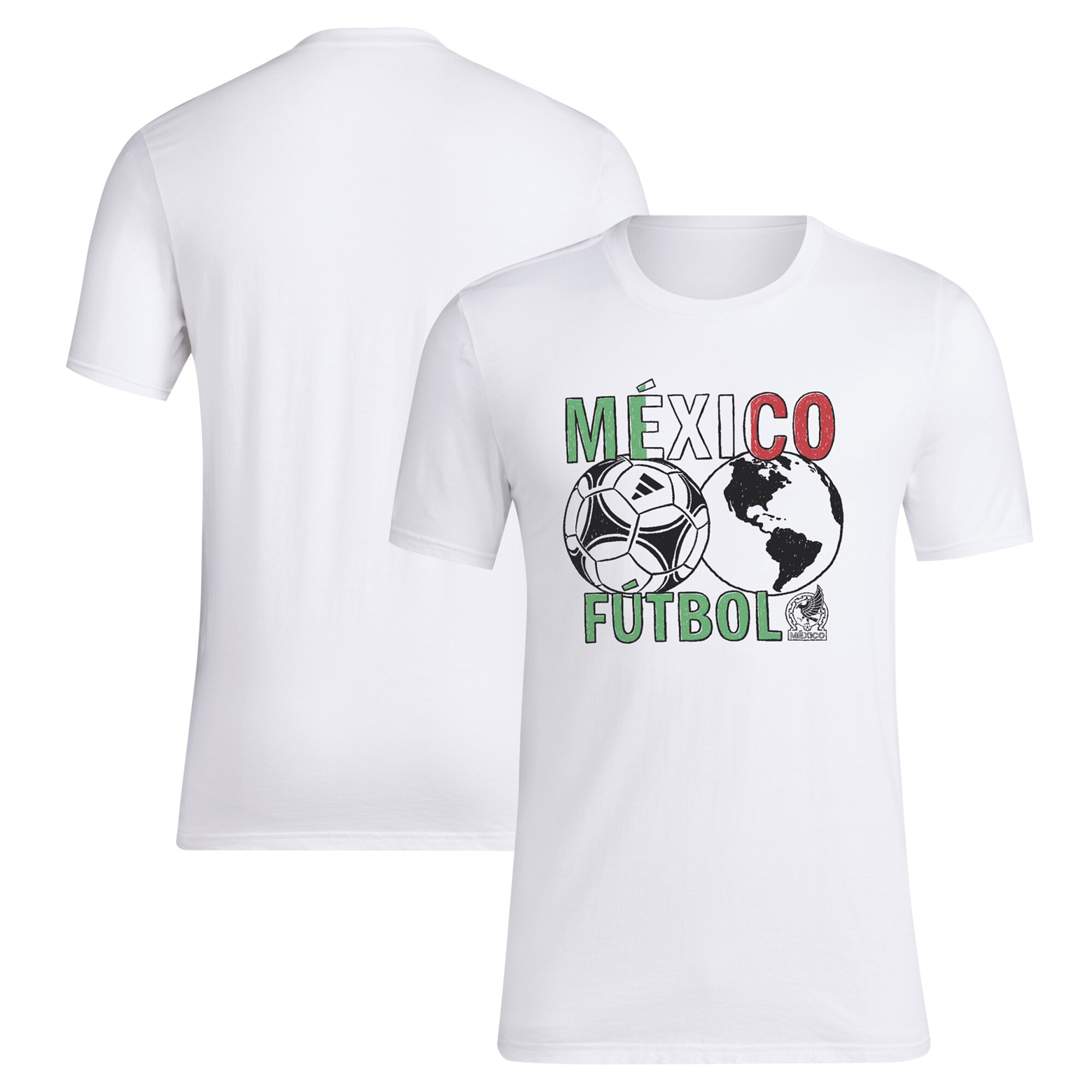 mexico national team adidas around the world t-shirt – white Collection – England Football Jerseys and Shirts
