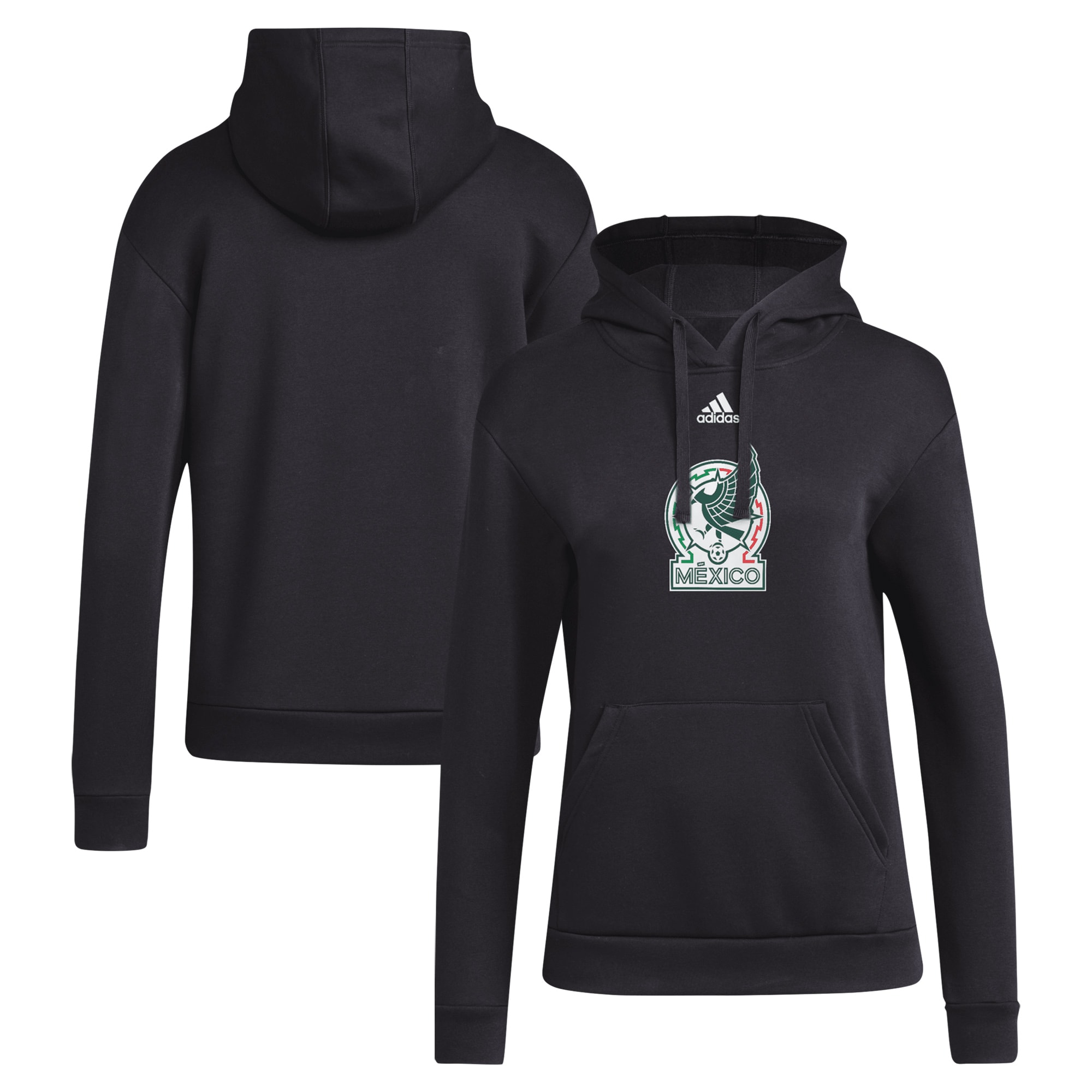 mexico national team adidas women8217s crest pullover hoodie – black Collection – England Football Jerseys and Shirts