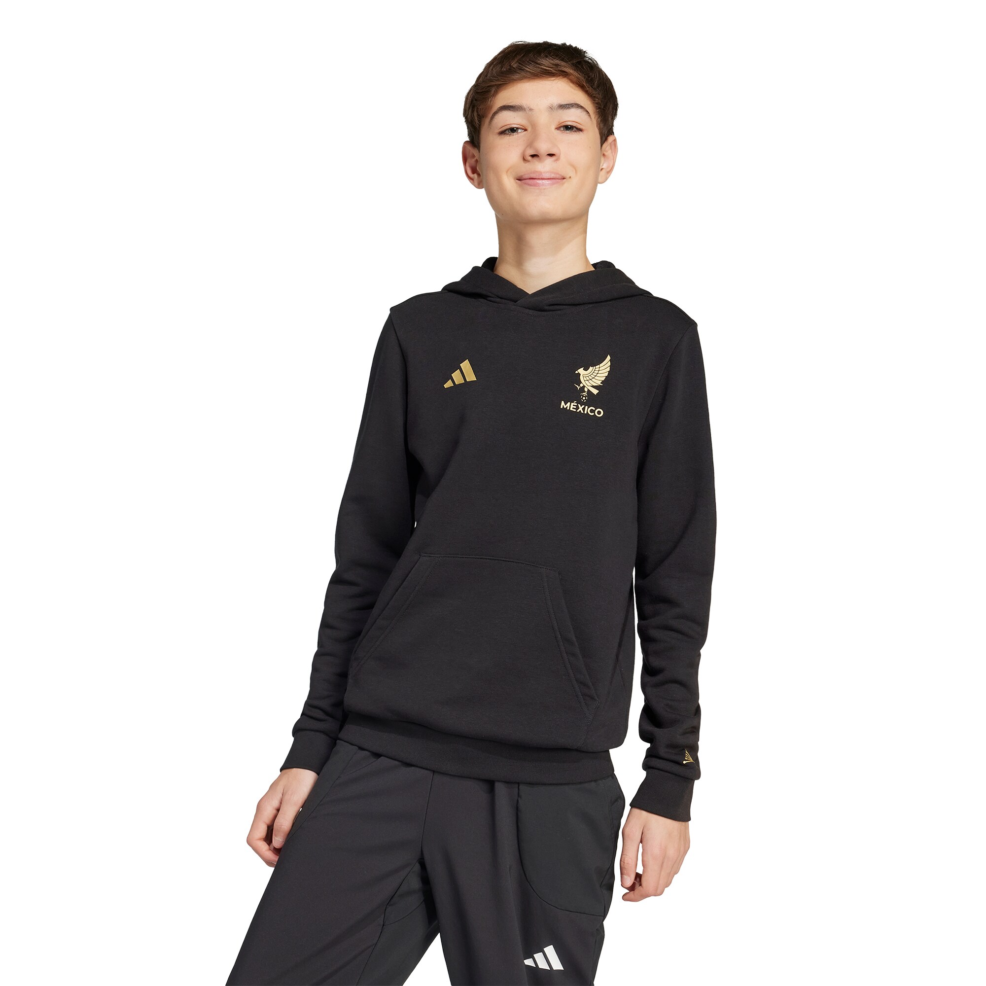 mexico national team adidas youth 2025 third jersey dna pullover hoodie – black Collection – England Football Jerseys and Shirts