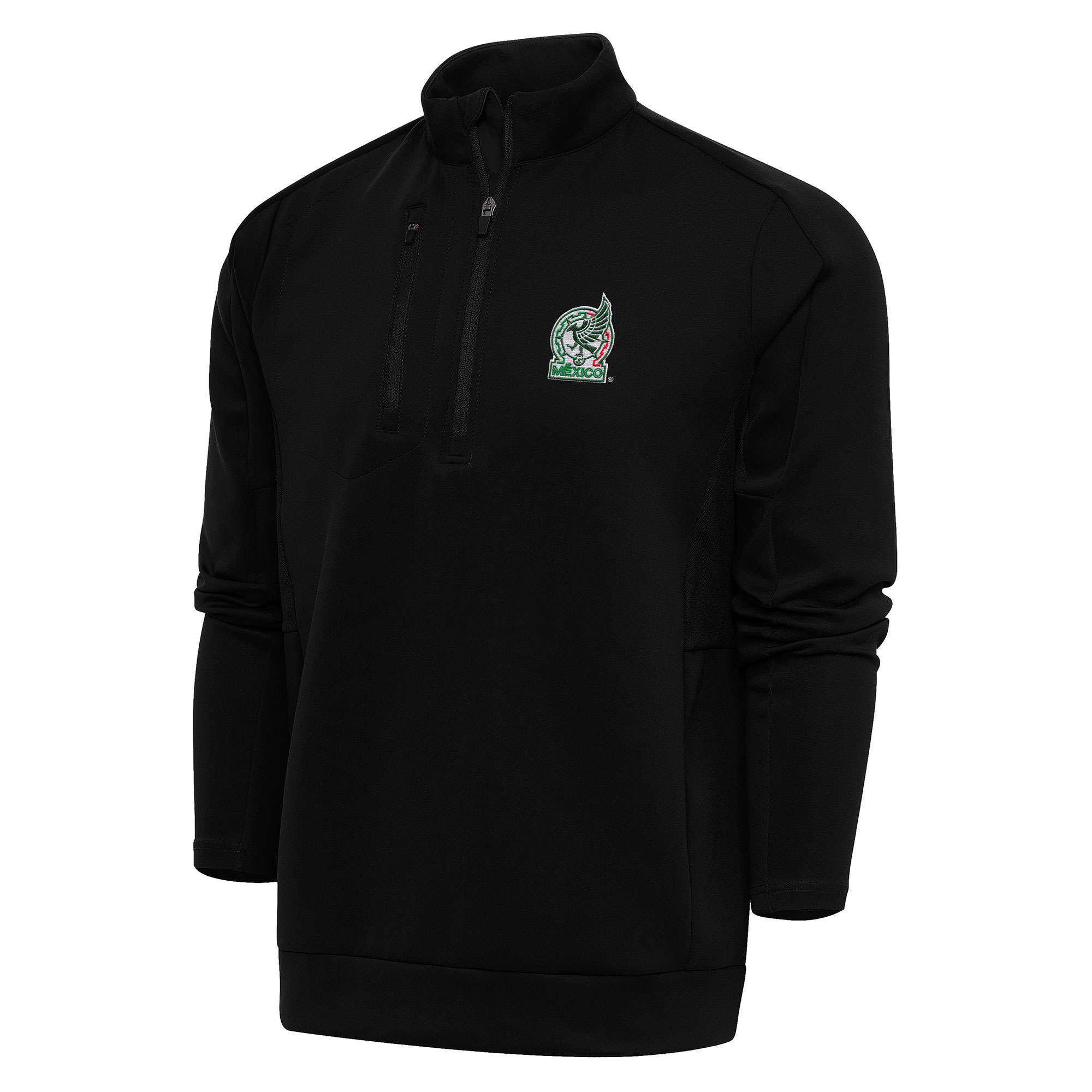 mexico national team antigua genesis quarter-zip pullover – black Collection – England Football Jerseys and Shirts