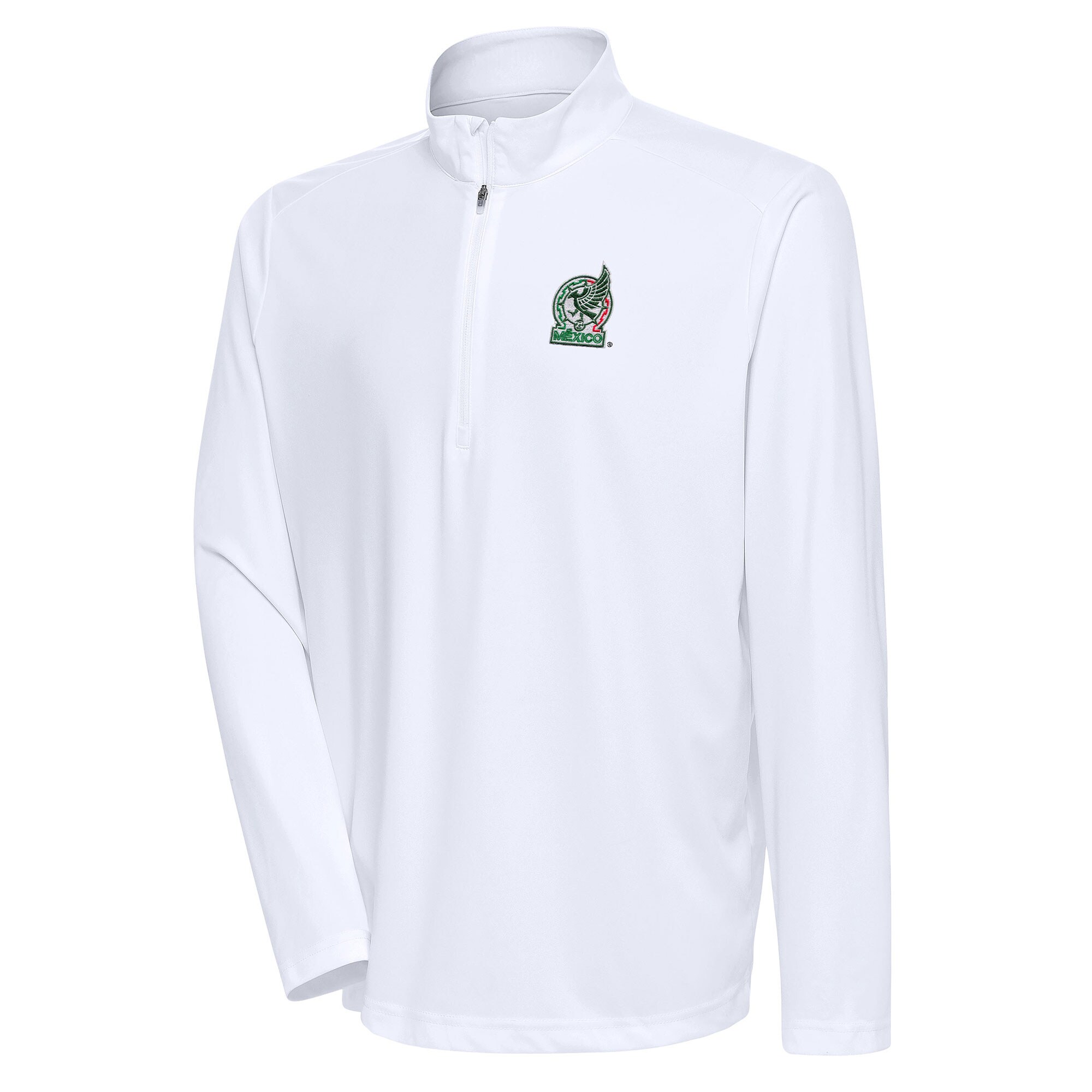 mexico national team antigua statement quarter-zip pullover – white Collection – England Football Jerseys and Shirts
