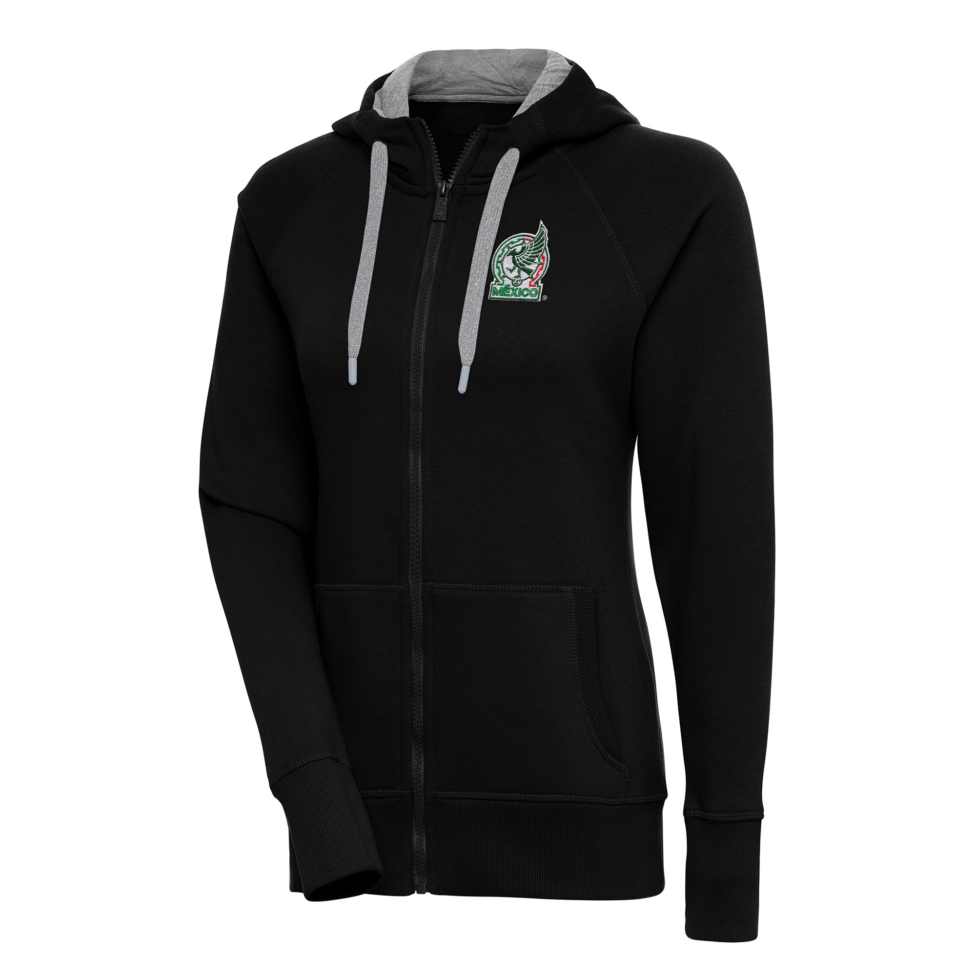 mexico national team antigua women8217s takeover full-zip hoodie – black Collection – England Football Jerseys and Shirts