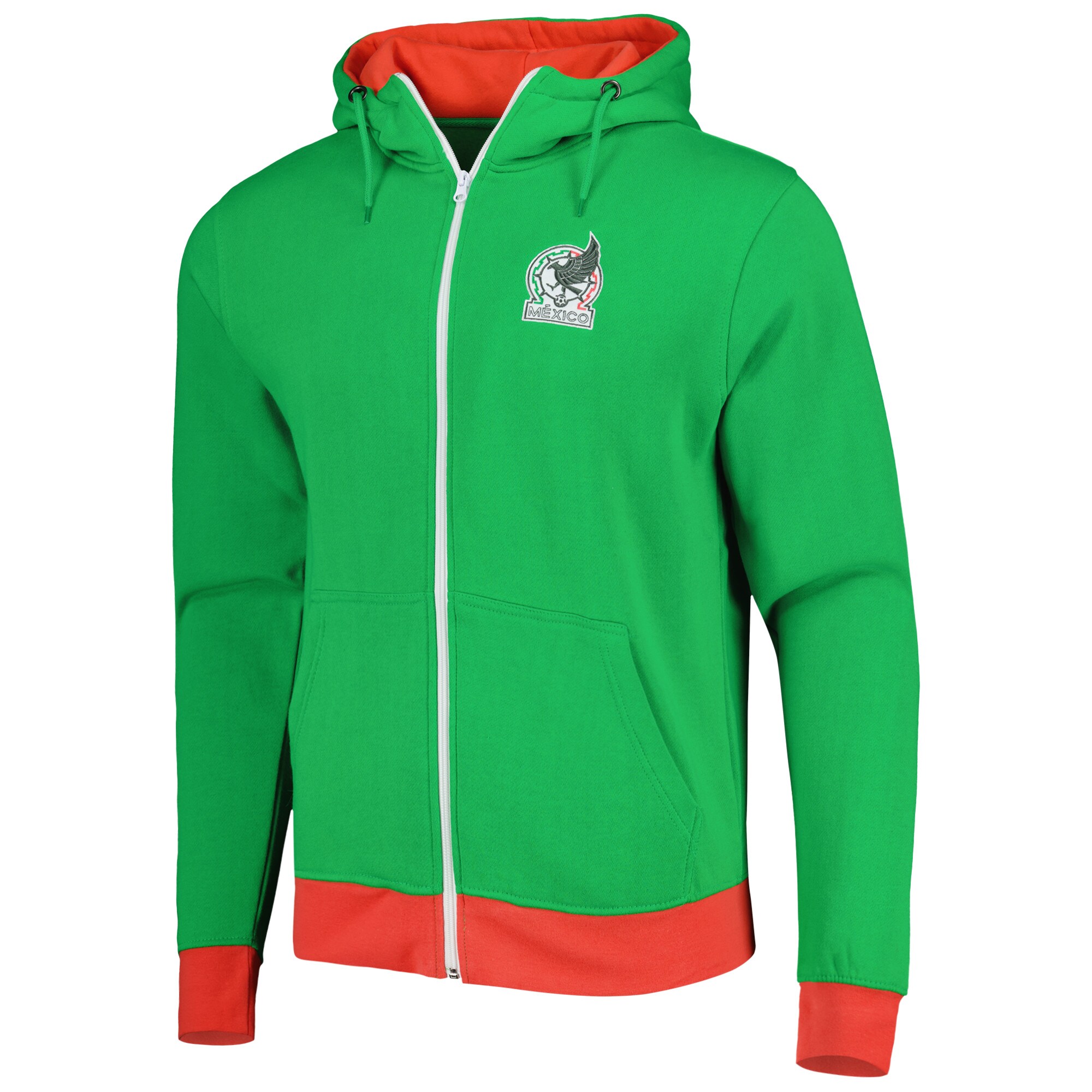 mexico national team crest full-zip hoodie – green Collection – England Football Jerseys and Shirts