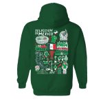 mexico national team vive la fete women8217s impressions artwork pullover hoodie – green Collection – England Football Jerseys and Shirts