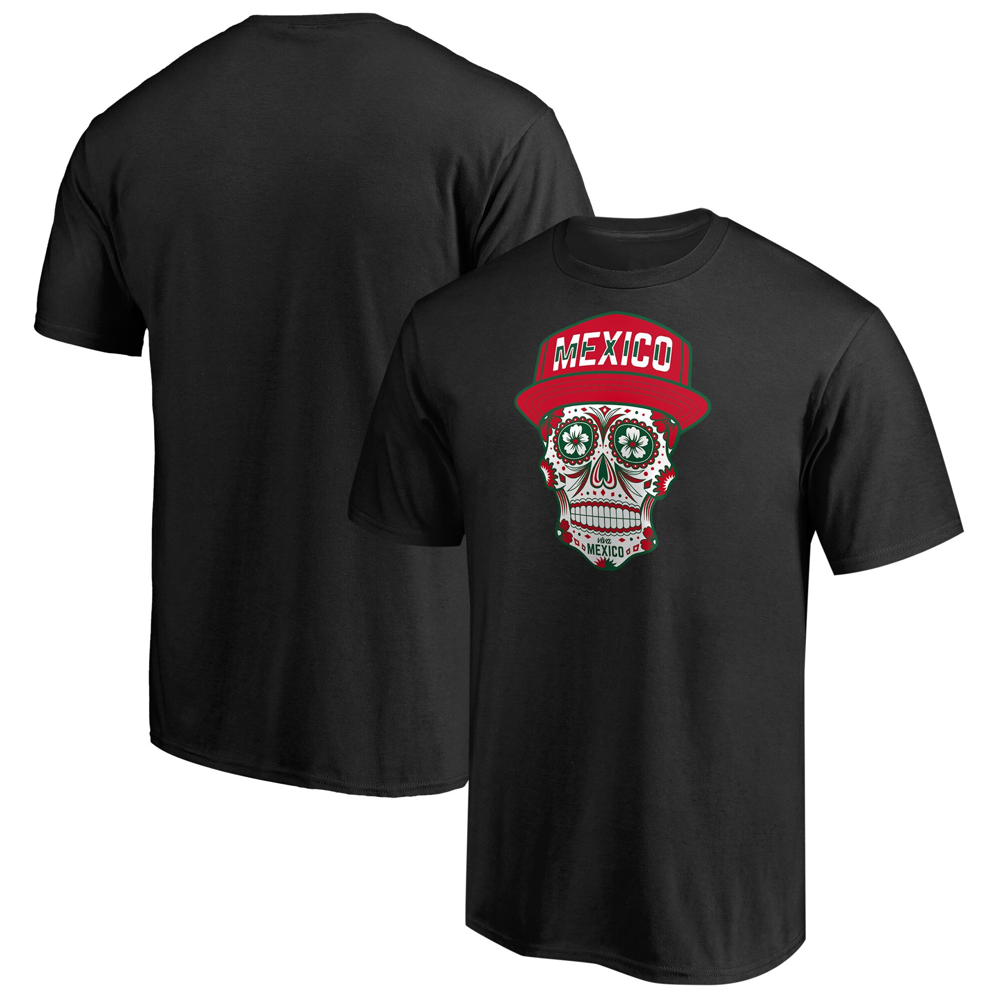 mexico sugar skull t-shirt – black Collection – England Football Jerseys and Shirts