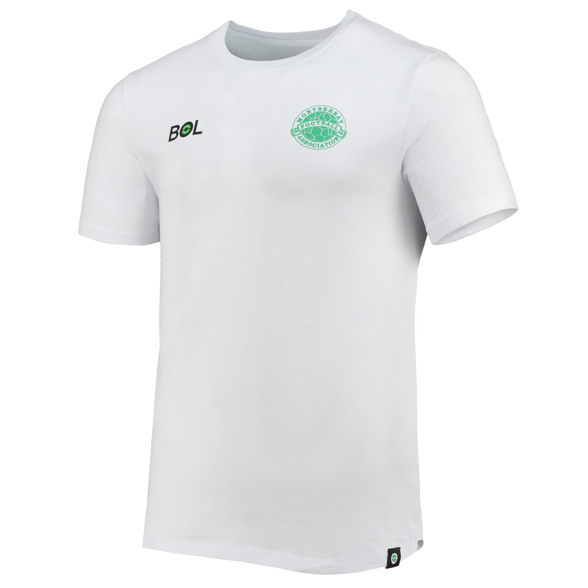 montserrat national team volcano t-shirt – white Collection – England Football Jerseys and Shirts