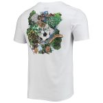 montserrat national team volcano t-shirt – white Collection – England Football Jerseys and Shirts