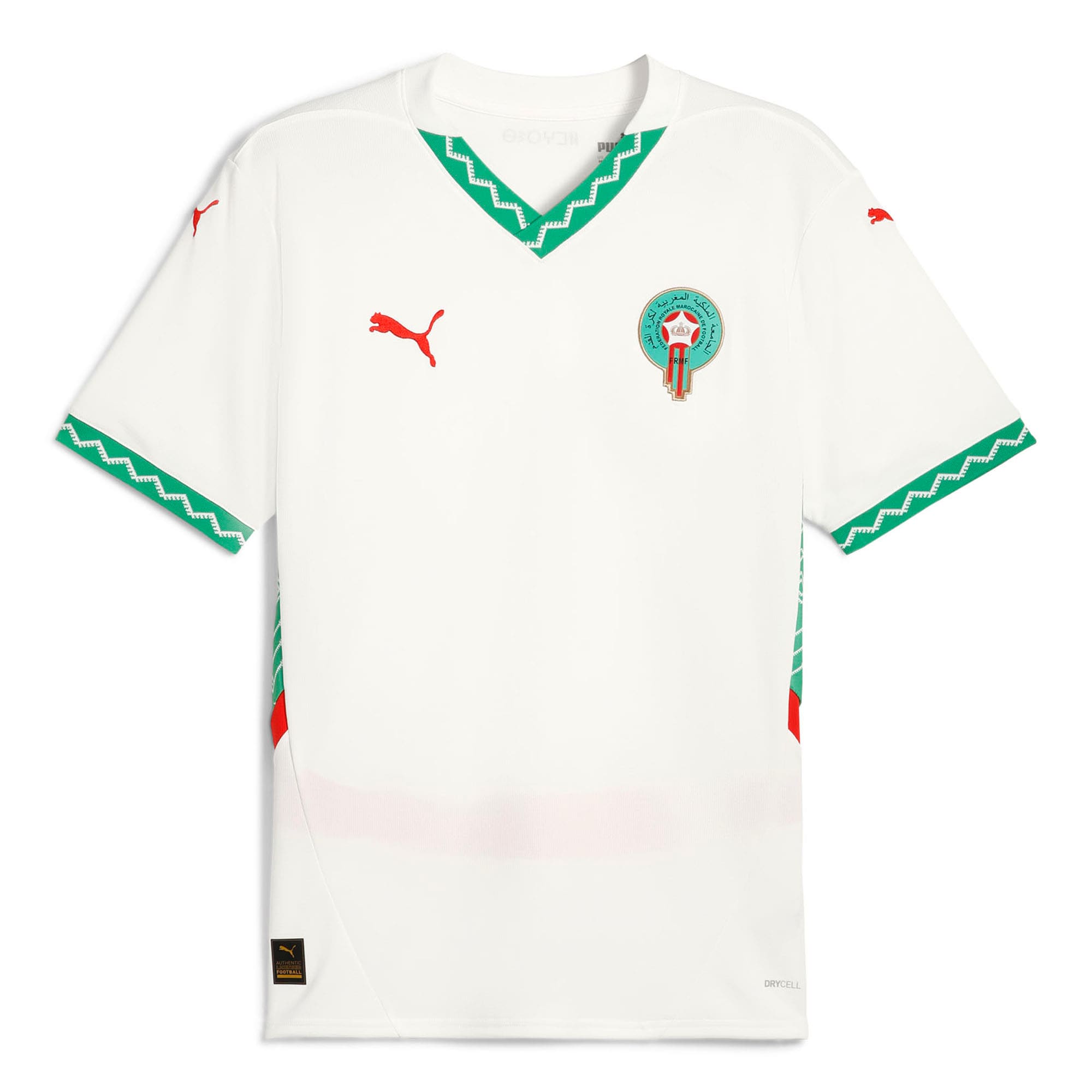 morocco national team puma 2025 away replica jersey – white Collection – England Football Jerseys and Shirts