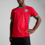 morocco national team puma 2025 home replica jersey – red Collection – England Football Jerseys and Shirts