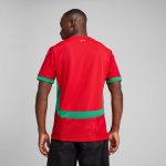 morocco national team puma 2025 home replica jersey – red Collection – England Football Jerseys and Shirts
