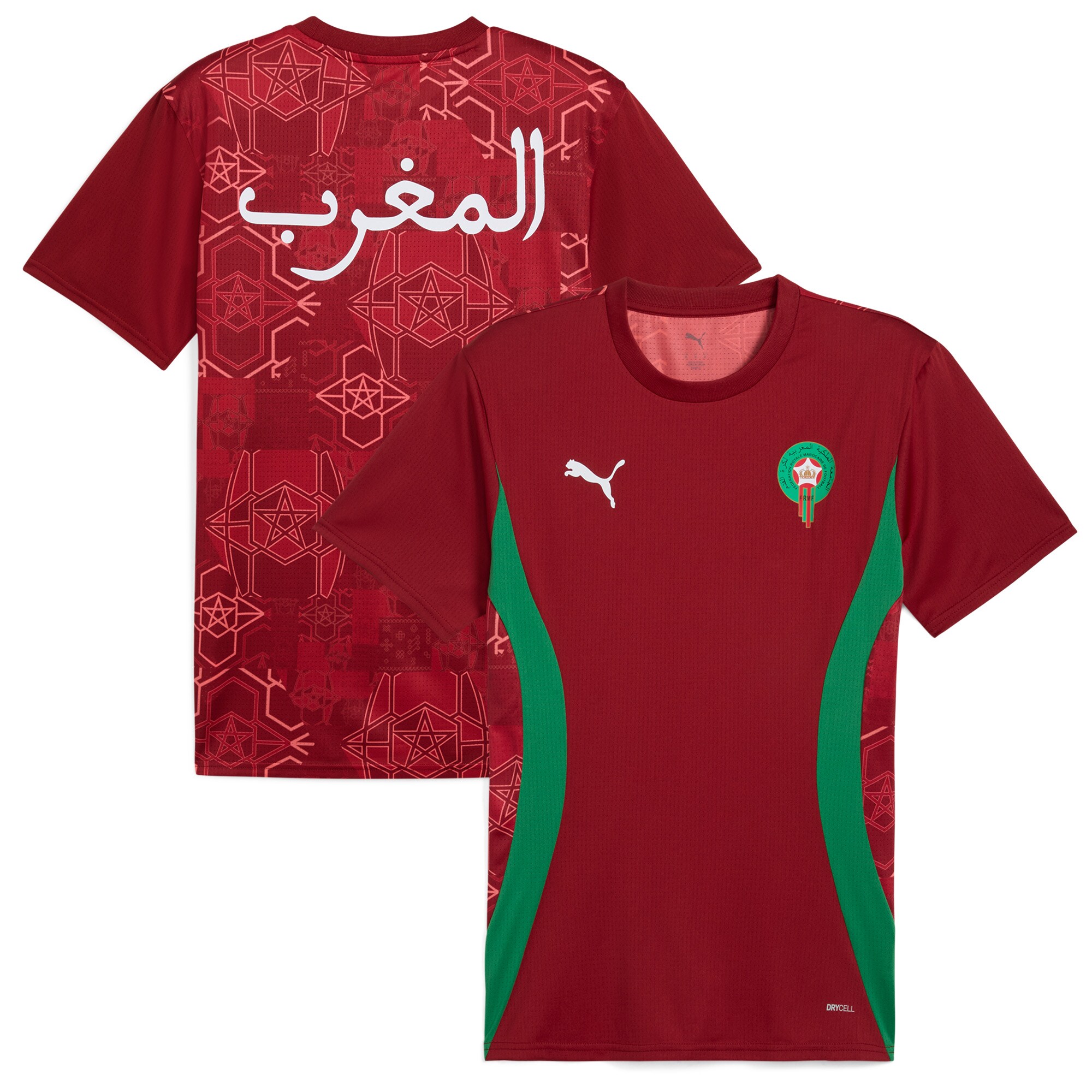 morocco national team puma 2025 pre-match jersey – red Collection – England Football Jerseys and Shirts