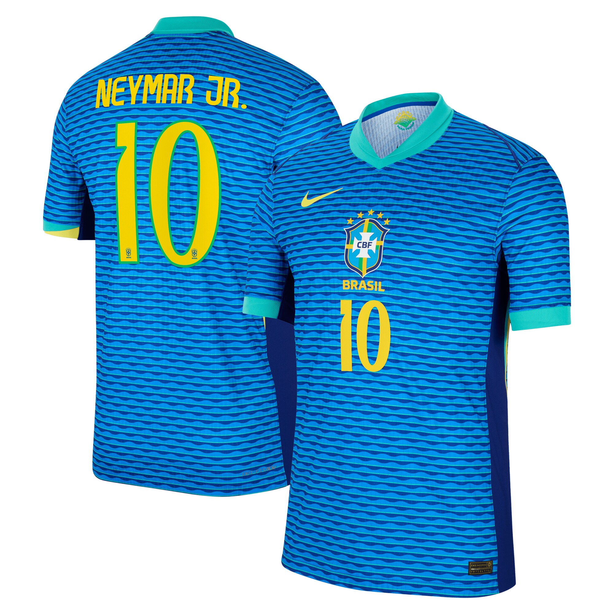 neymar jr. brazil national team nike 2024 away match authentic player jersey – blue Collection – England Football Jerseys and Shirts