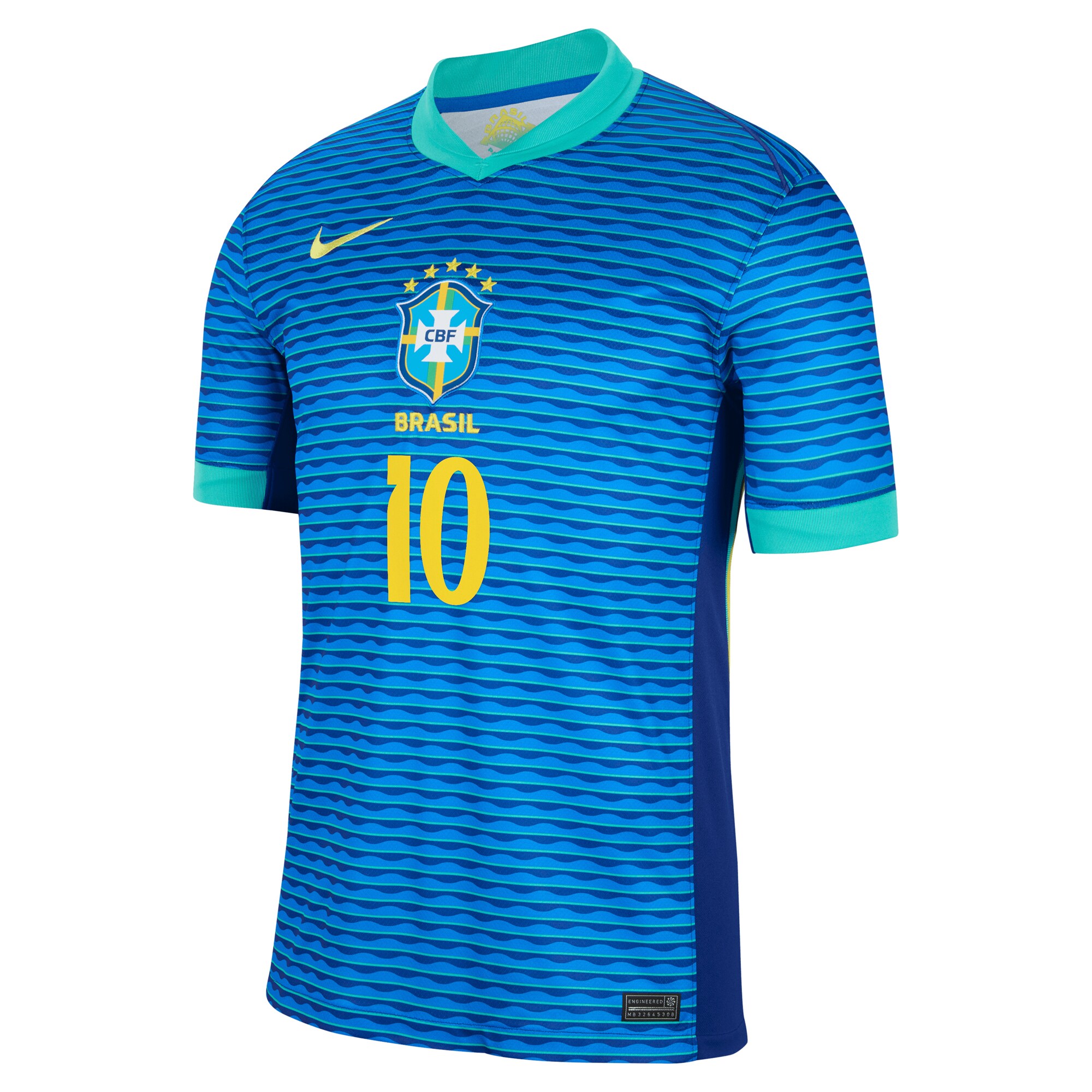 neymar jr. brazil national team nike 2024 away stadium replica player jersey – blue Collection – England Football Jerseys and Shirts
