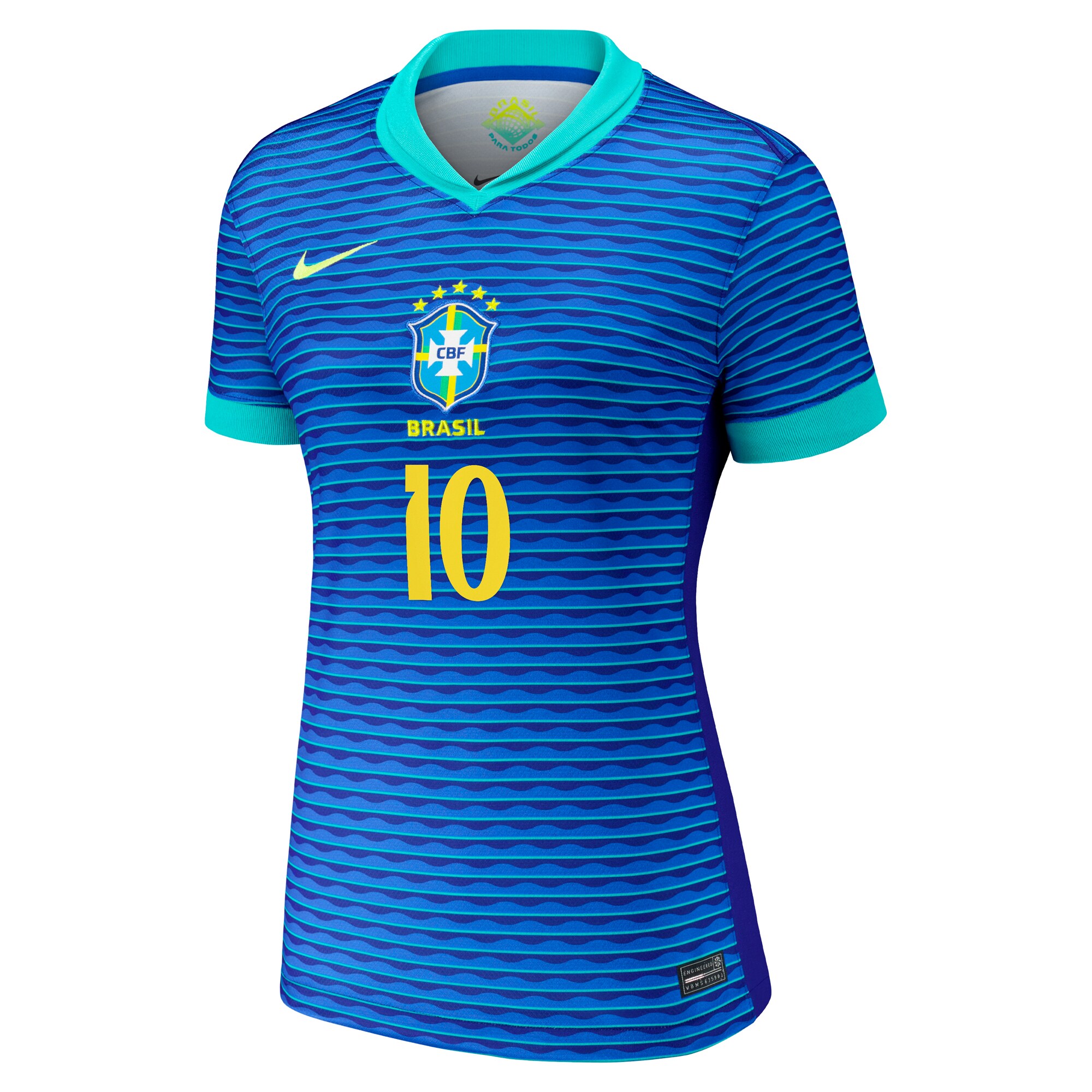 neymar jr. brazil national team nike women8217s 2024 away stadium replica player jersey – blue Collection – England Football Jerseys and Shirts