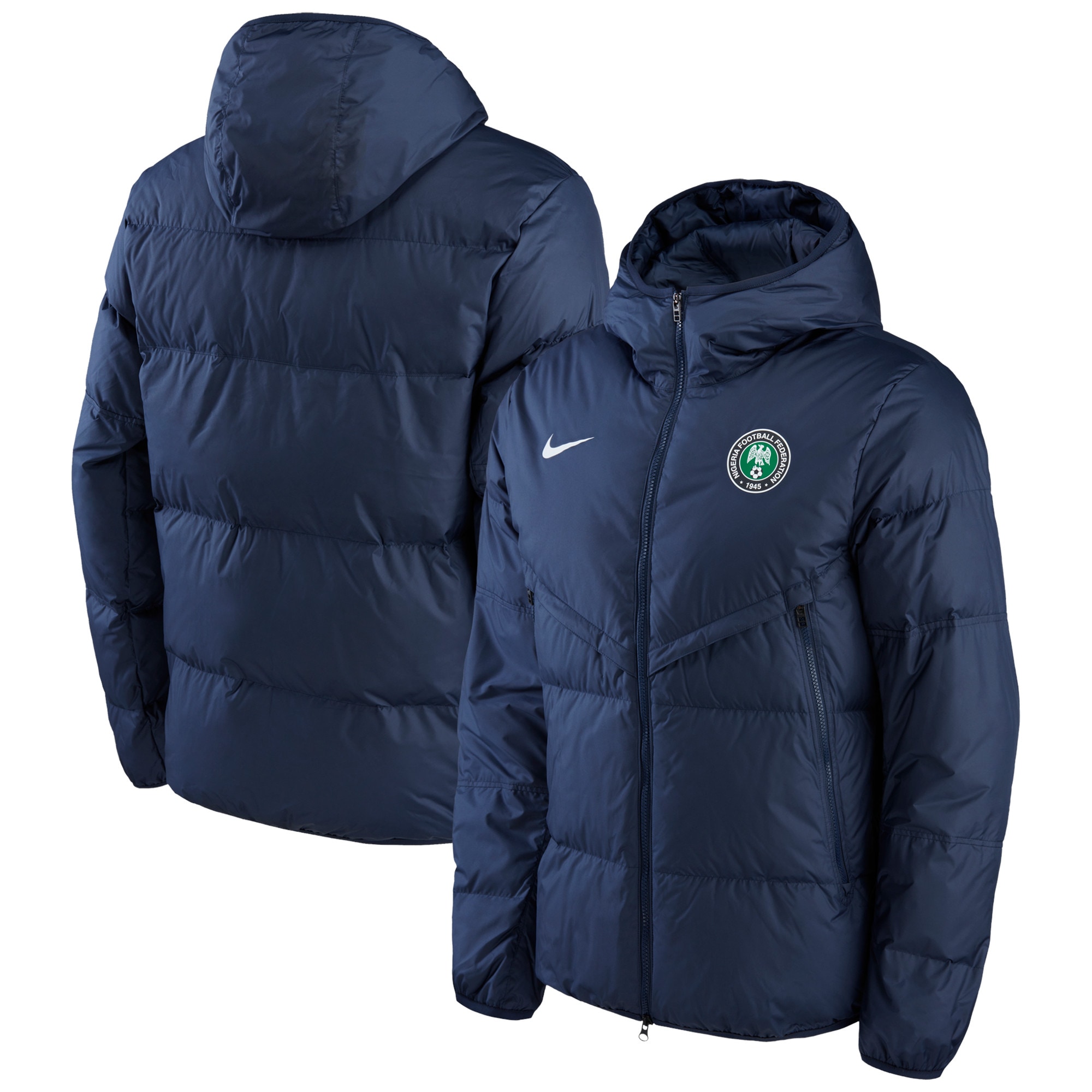 nigeria national team nike strike hoodie full-zip jacket – navy Collection – England Football Jerseys and Shirts