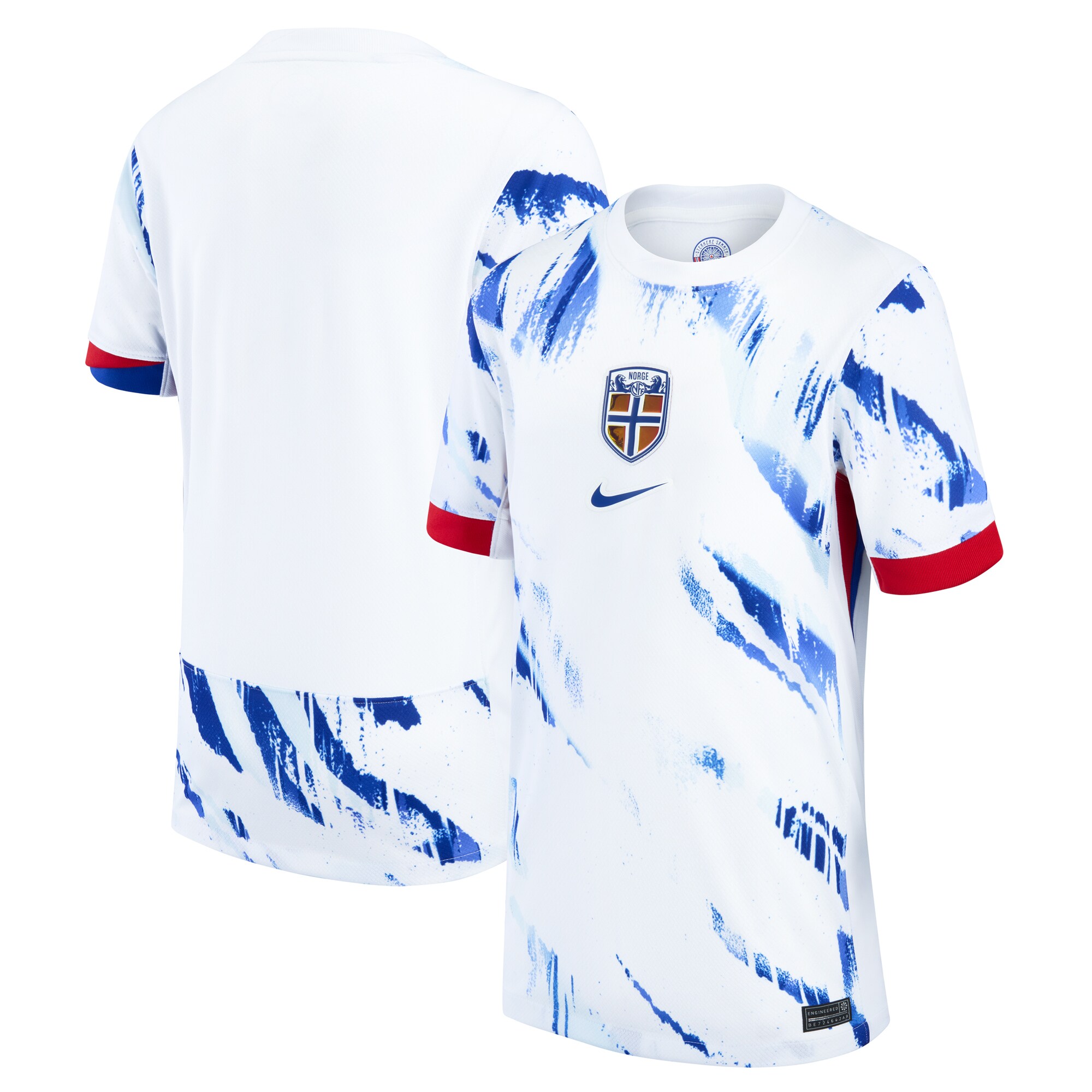 norway national team nike youth 2024 away replica blank jersey – white Collection – England Football Jerseys and Shirts