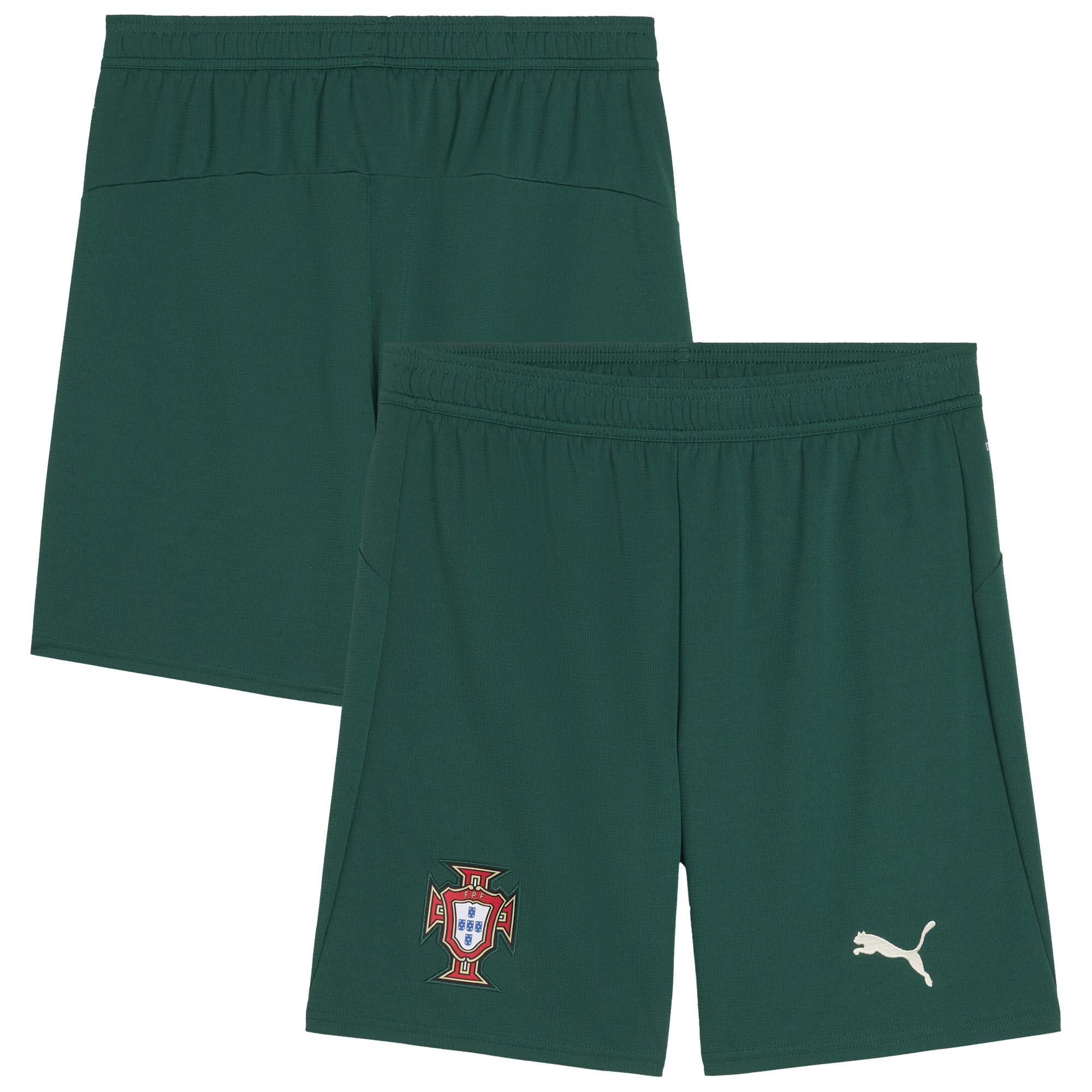 portugal national team puma 2025 home replica shorts – green Collection – England Football Jerseys and Shirts