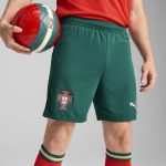 portugal national team puma 2025 home replica shorts – green Collection – England Football Jerseys and Shirts