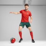 portugal national team puma 2025 home replica shorts – green Collection – England Football Jerseys and Shirts