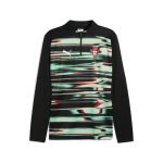 portugal national team puma 2025 pre-match quarter-zip top – black Collection – England Football Jerseys and Shirts