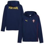 portugal national team puma casuals full-zip hoodie – navy Collection – England Football Jerseys and Shirts
