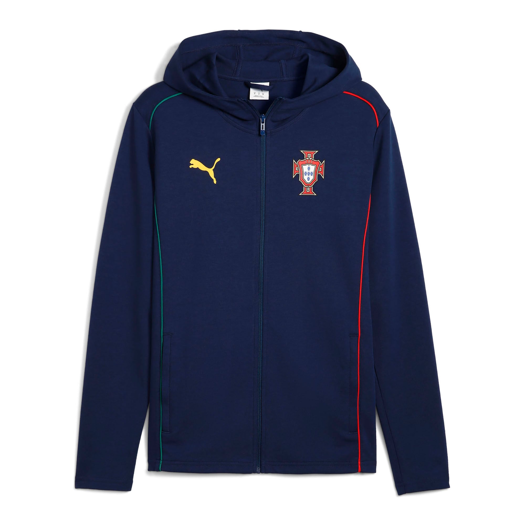 portugal national team puma casuals full-zip hoodie – navy Collection – England Football Jerseys and Shirts
