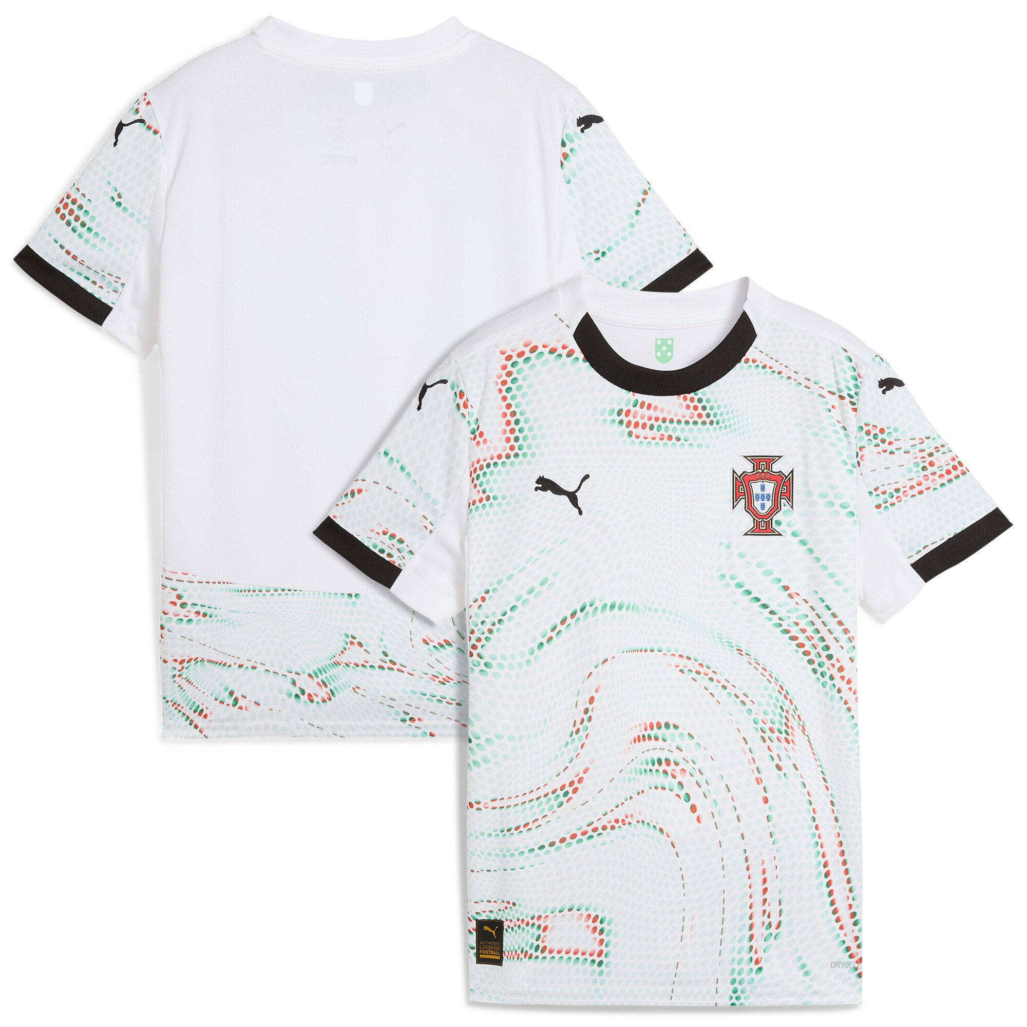 portugal national team puma youth 2025 away replica jersey – white Collection – England Football Jerseys and Shirts