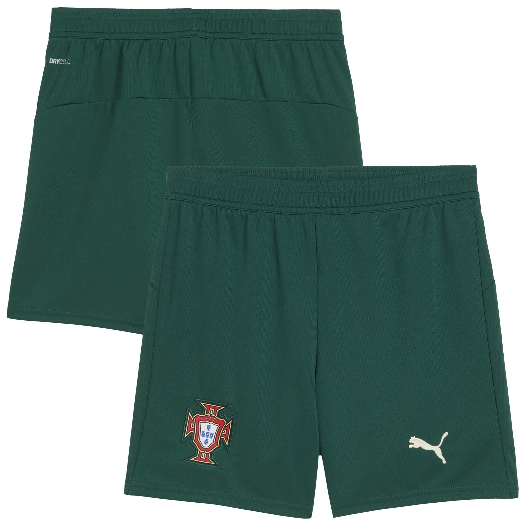 portugal national team puma youth replica shorts – green Collection – England Football Jerseys and Shirts