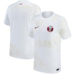 qatar national team nike 202223 away replica jersey – white Collection – England Football Jerseys and Shirts