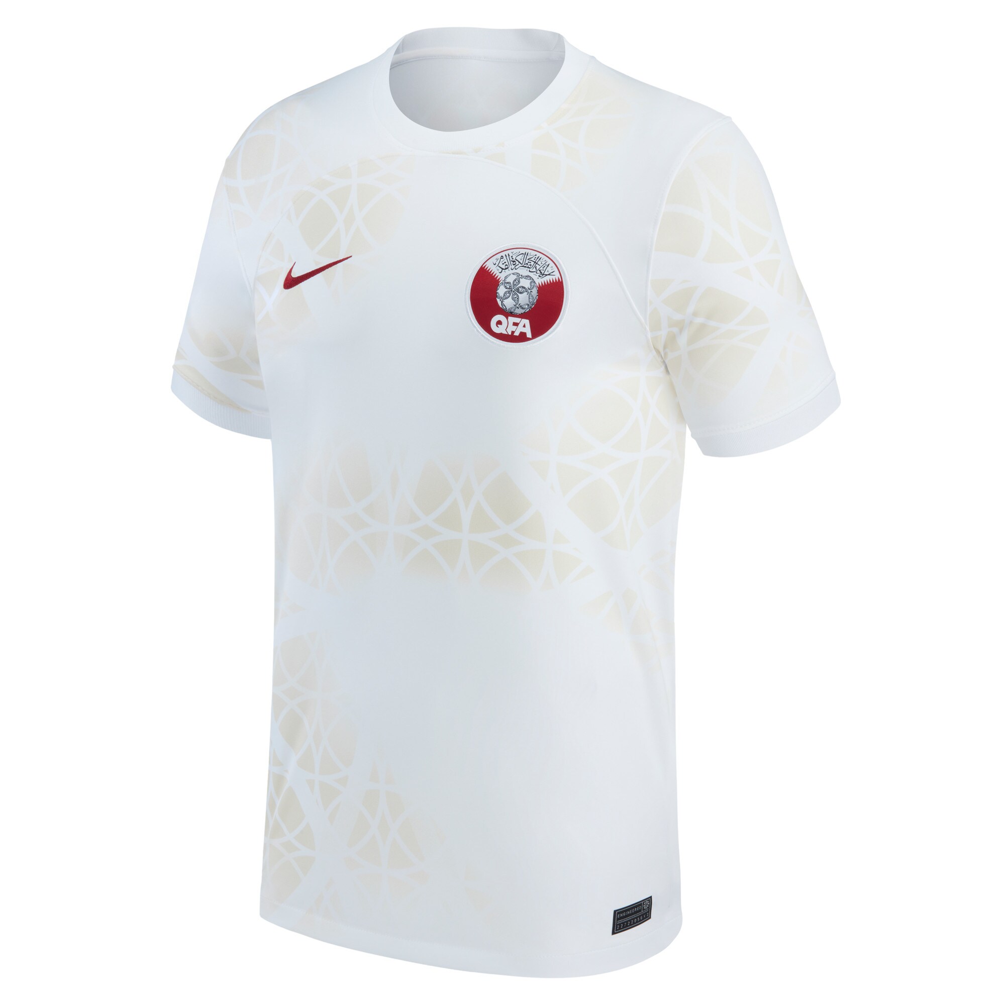 qatar national team nike 202223 away replica jersey – white Collection – England Football Jerseys and Shirts