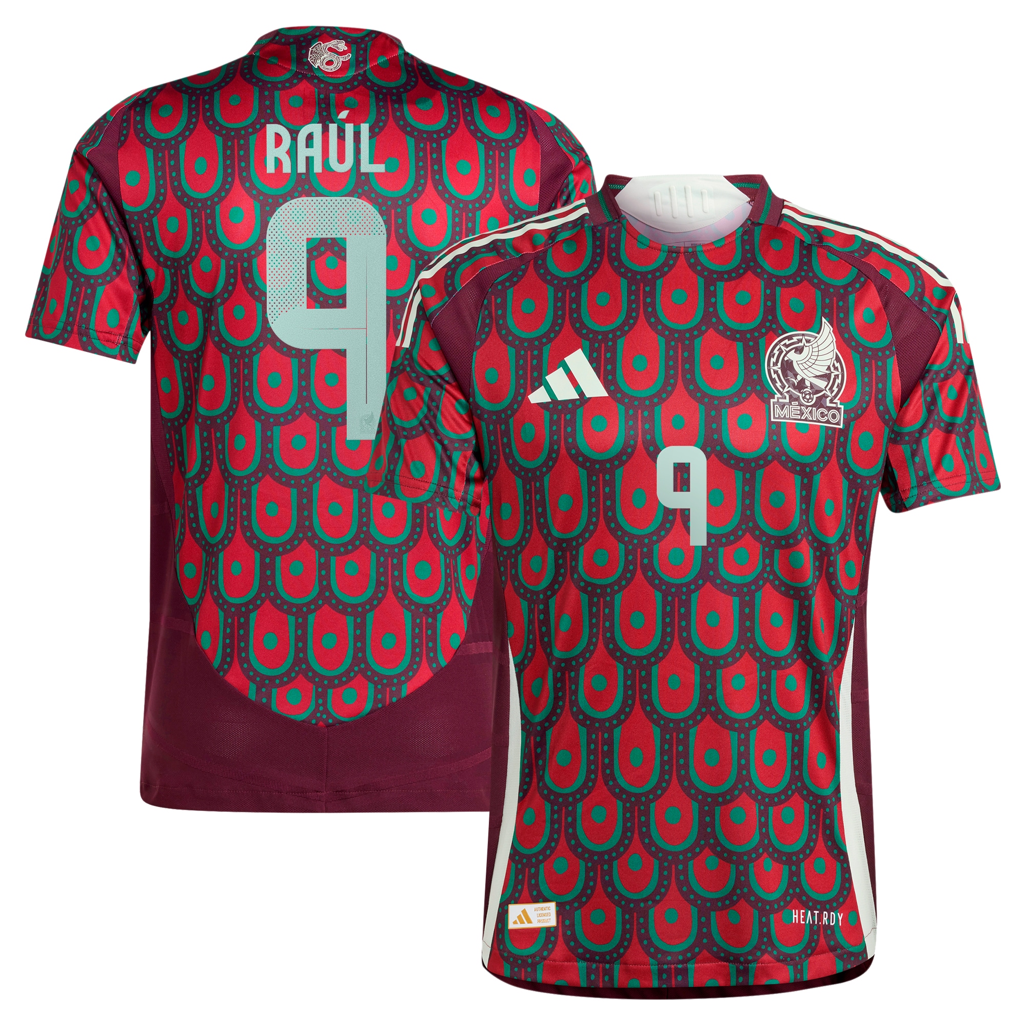 raul jimenez mexico national team adidas 2024 home authentic player jersey – burgundy Collection – England Football Jerseys and Shirts