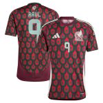 raul jimenez mexico national team adidas 2024 home replica player jersey – burgundy Collection – England Football Jerseys and Shirts