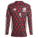 raul jimenez mexico national team adidas 2024 home replica player long sleeve jersey – burgundy Collection – England Football Jerseys and Shirts