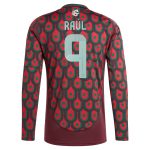 raul jimenez mexico national team adidas 2024 home replica player long sleeve jersey – burgundy Collection – England Football Jerseys and Shirts
