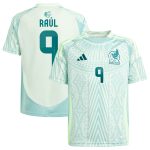raul jimenez mexico national team adidas youth 2024 away replica player jersey – green Collection – England Football Jerseys and Shirts