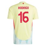 rodrigo spain national team adidas 2024 away replica jersey – yellow Collection – England Football Jerseys and Shirts