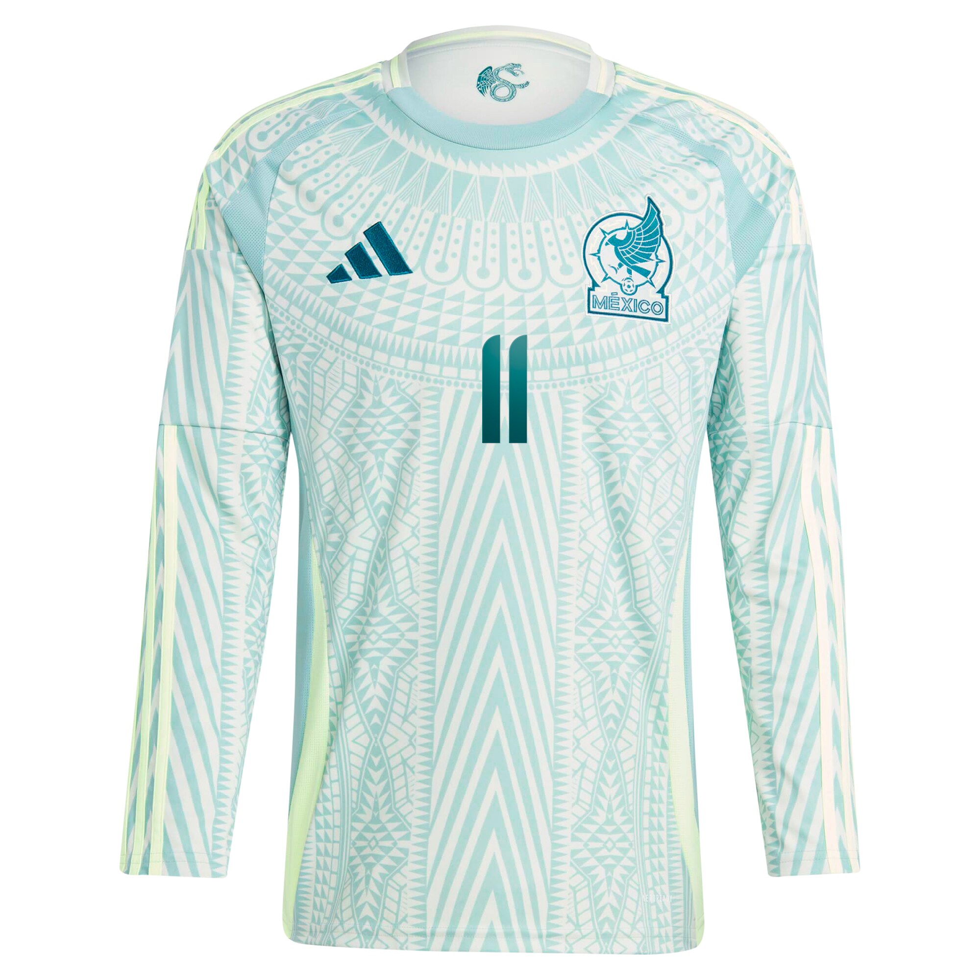 santiago giménez mexico national team adidas 2024 away replica player long sleeve jersey – green Collection – England Football Jerseys and Shirts