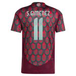 santiago giménez mexico national team adidas 2024 home authentic player jersey – burgundy Collection – England Football Jerseys and Shirts