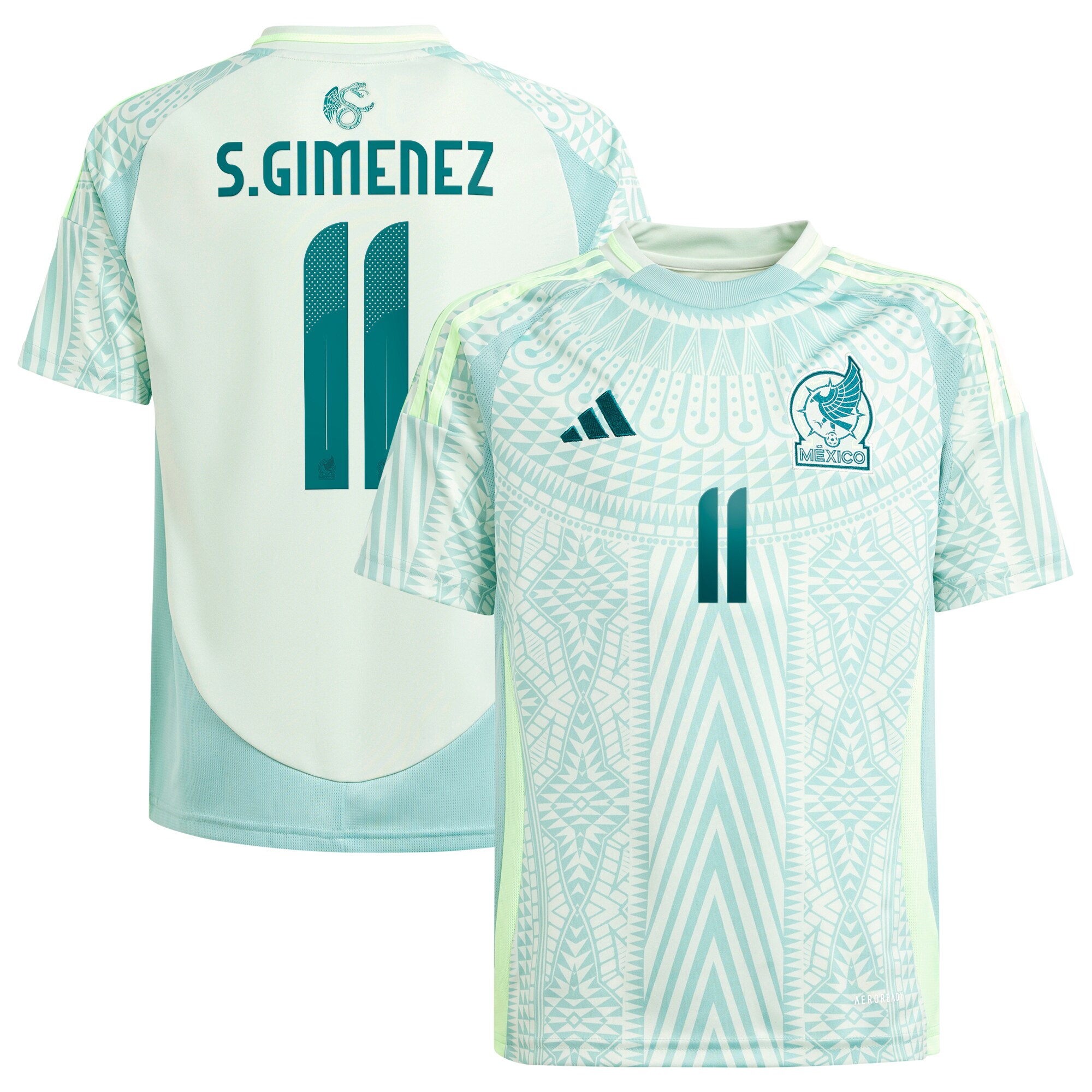 santiago giménez mexico national team adidas youth 2024 away replica player jersey – green Collection – England Football Jerseys and Shirts