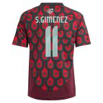 santiago giménez mexico national team adidas youth 2024 home replica player jersey – burgundy Collection – England Football Jerseys and Shirts