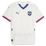serbia national team puma 2024 away replica jersey – white Collection – England Football Jerseys and Shirts