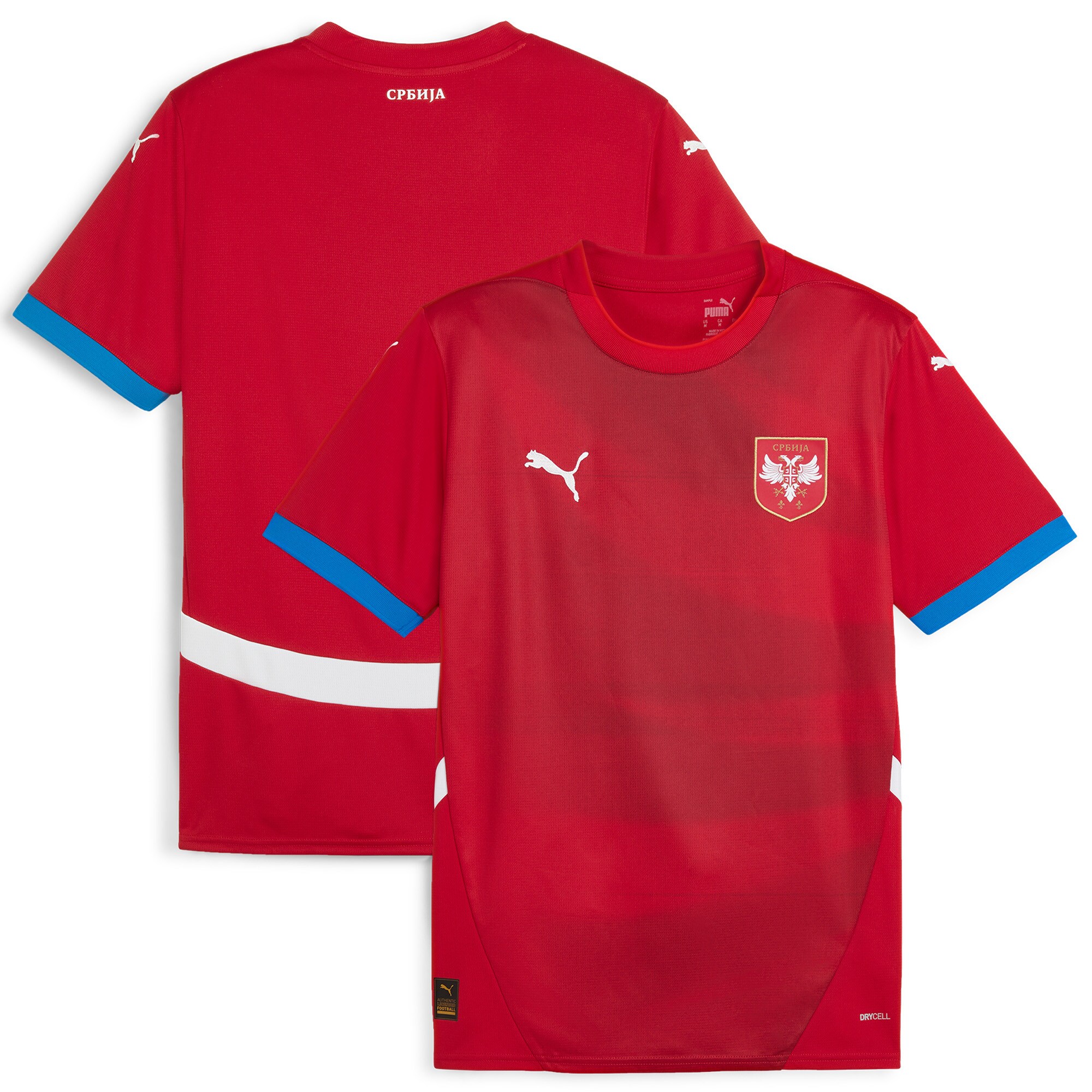 serbia national team puma 2024 home replica jersey – red Collection – England Football Jerseys and Shirts