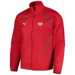 serbia national team puma 2024 pre-match full-zip hoodie jacket – red Collection – England Football Jerseys and Shirts
