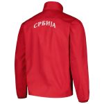 serbia national team puma 2024 pre-match full-zip hoodie jacket – red Collection – England Football Jerseys and Shirts