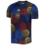 spain national team adidas 2022 aeroready pre-match top – navy Collection – England Football Jerseys and Shirts