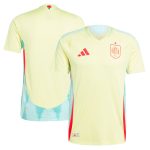spain national team adidas 2024 away authentic jersey – yellow Collection – England Football Jerseys and Shirts