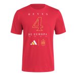 spain national team adidas 2024 european champions t-shirt – red Collection – England Football Jerseys and Shirts